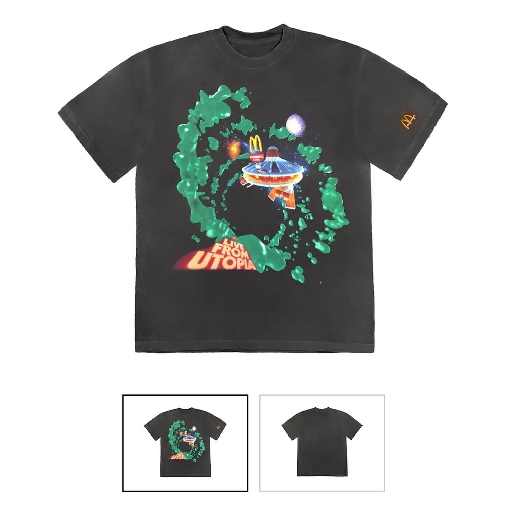 Travis Scott X McDonald’s Fly-Thru T-shirt